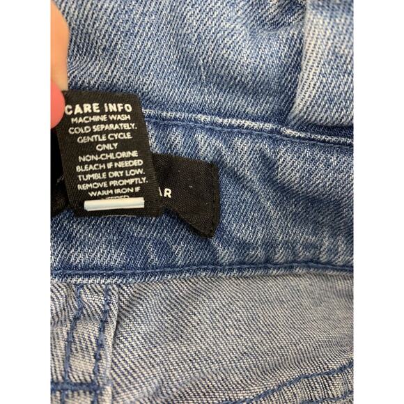 Who What Wear Jeans Womens 2 High Waist Y2K Look Pleated Tapered Leg Light Wash - Picture 4 of 8